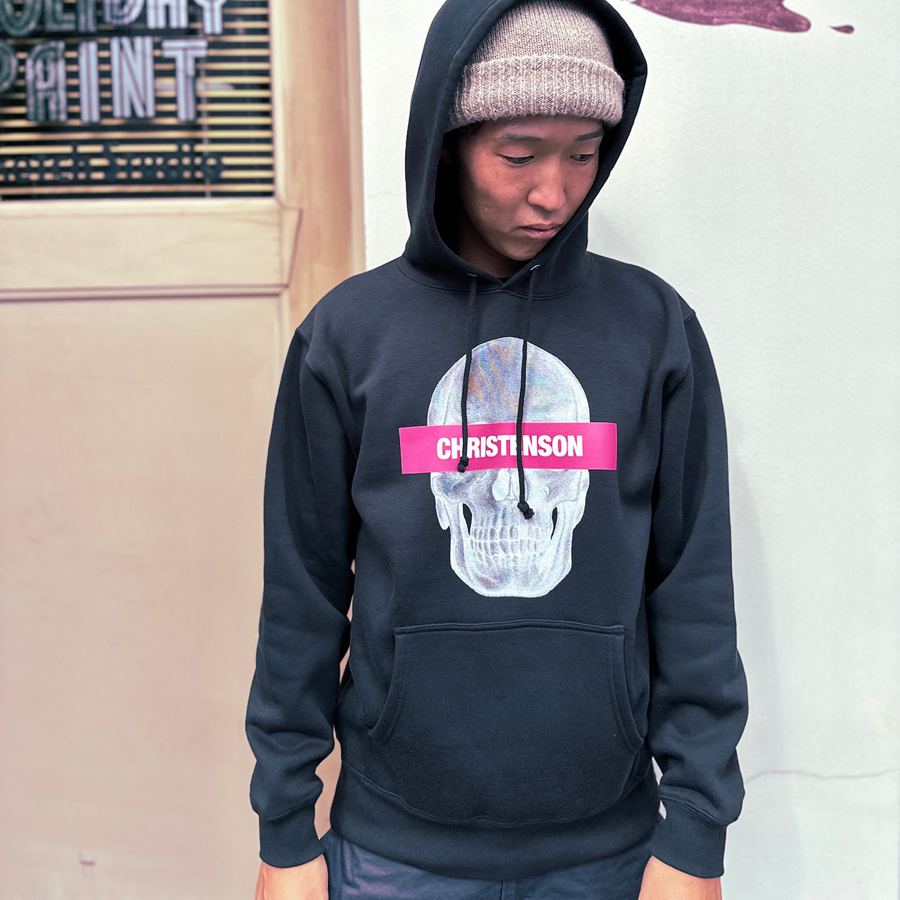 Christenson Skull Japan Limited Pullover Hoodie