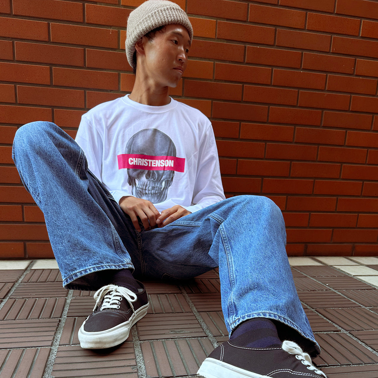Christenson Skull Japan Limited L/S Tee
