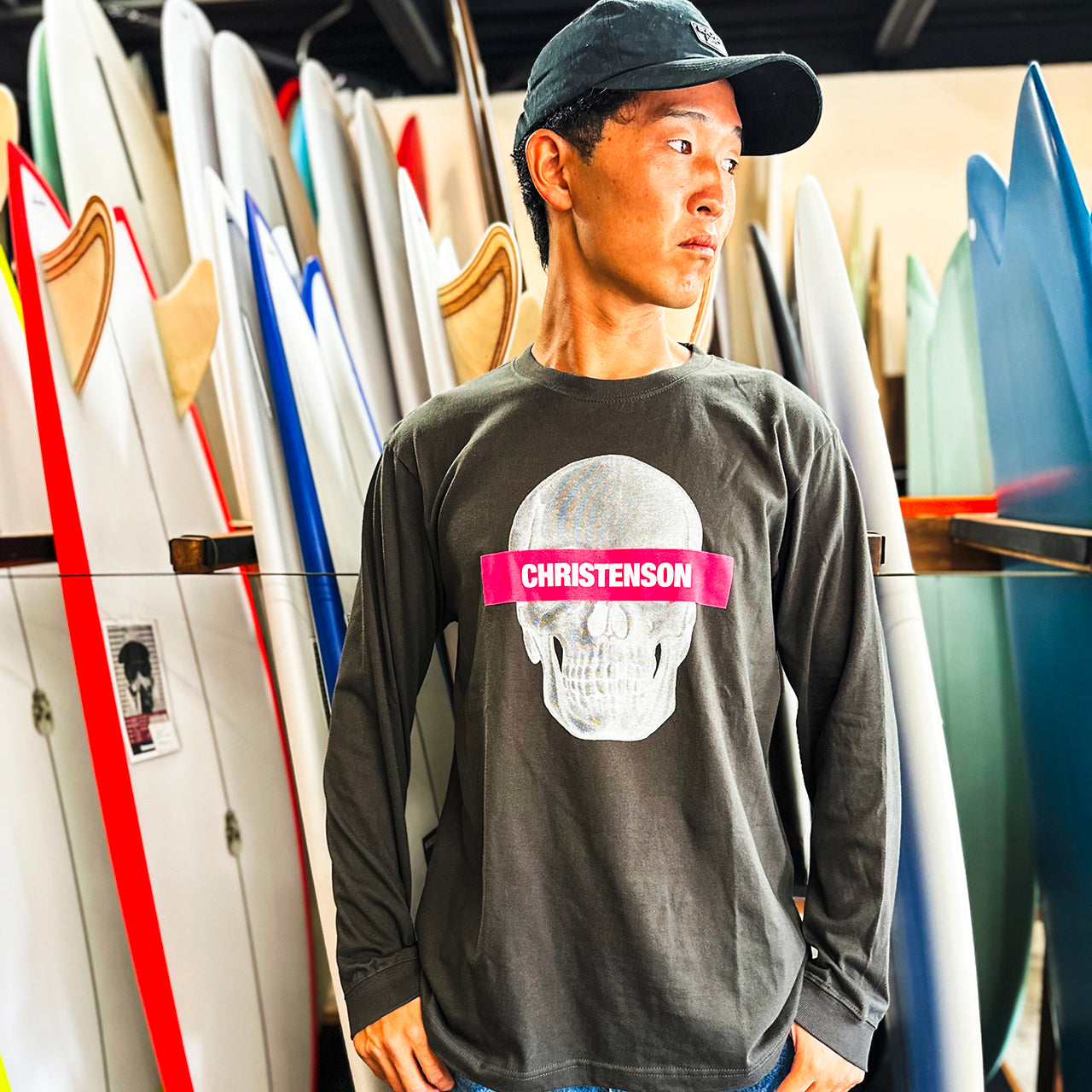 Christenson Skull Japan Limited L/S Tee