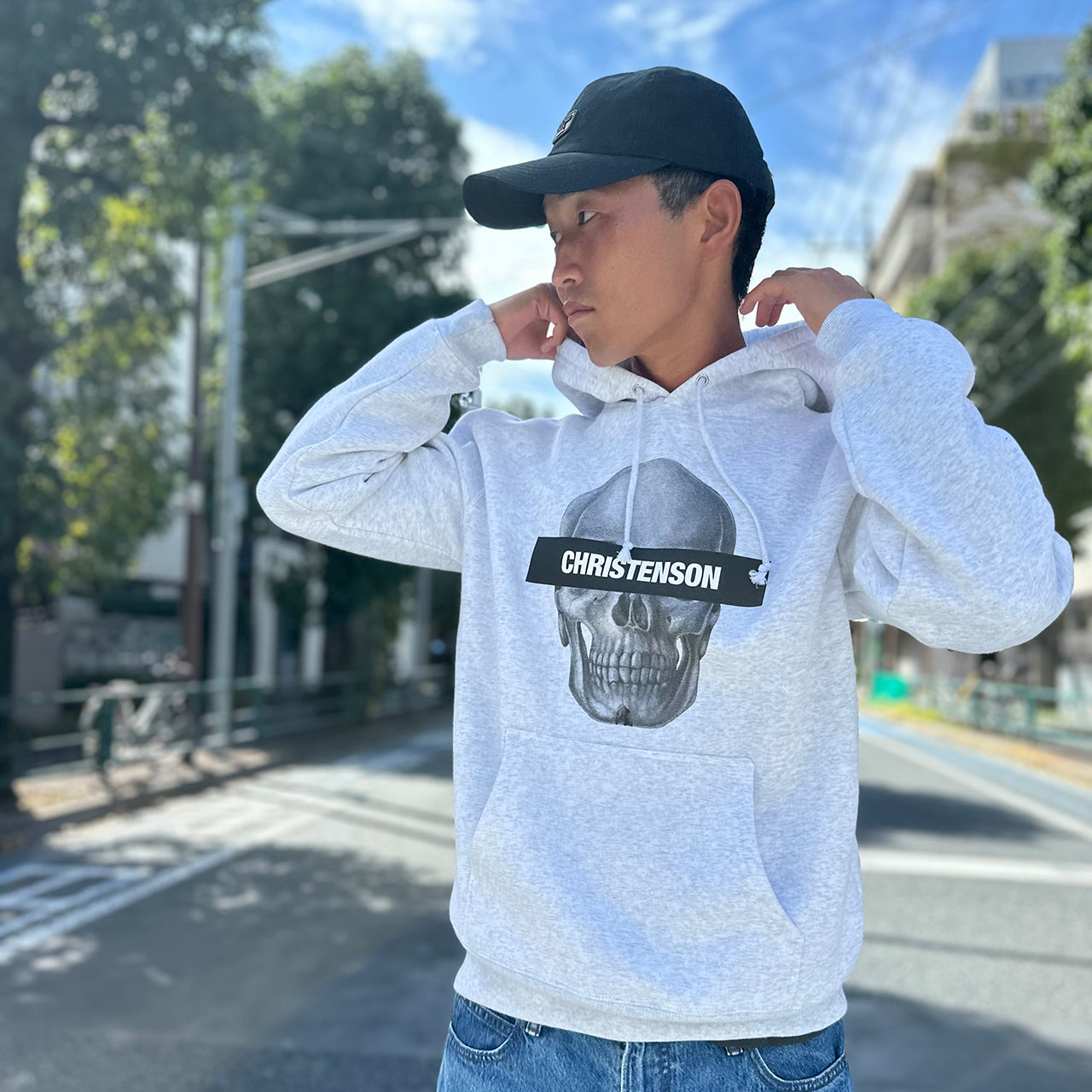 Christenson Skull Japan Limited Pullover Hoodie