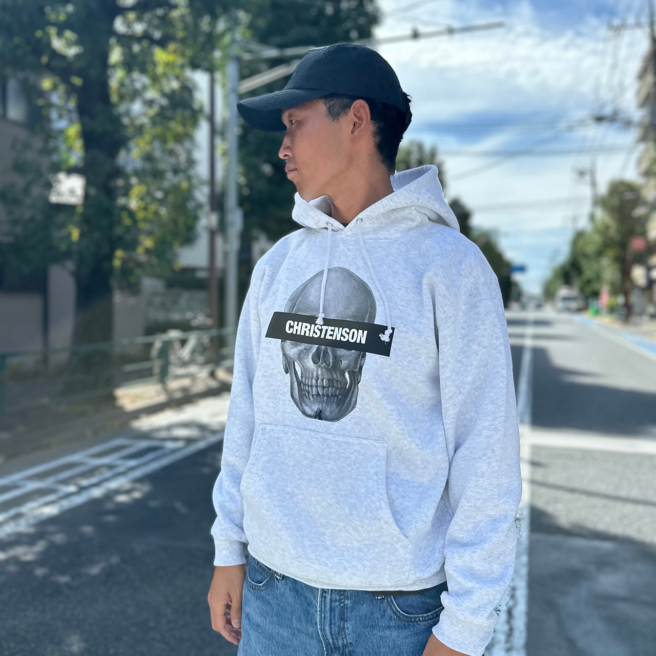 Christenson Skull Japan Limited Pullover Hoodie